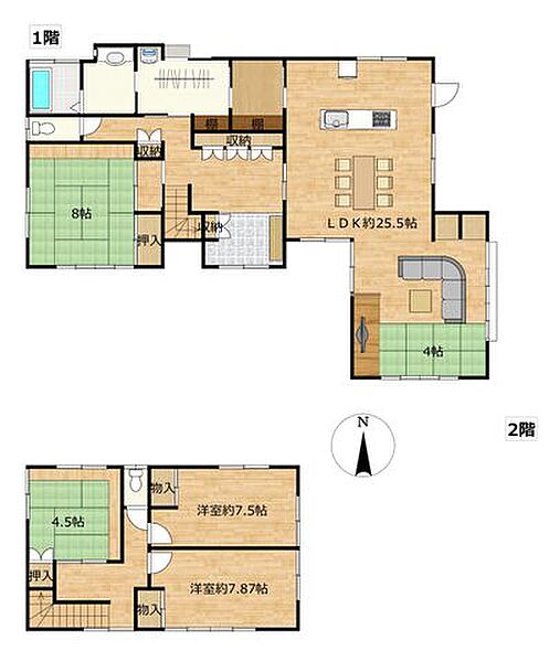 間取りを拡大表示