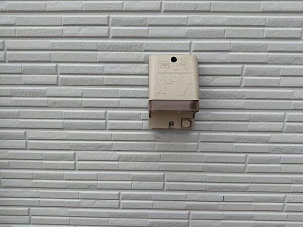 お庭に便利な電源ソケットあり