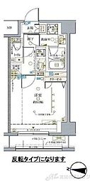 CREVISTA亀戸4 1Kの間取図画像