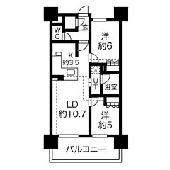 物件の間取り