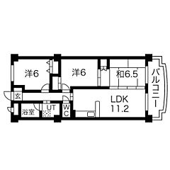 物件の間取り