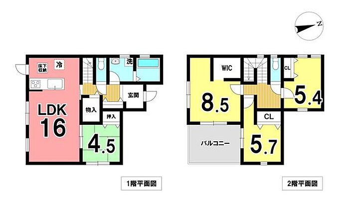 間取り 亀山市布気町　中古一戸建て