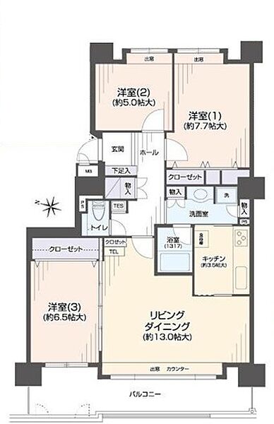 間取り：301000108775