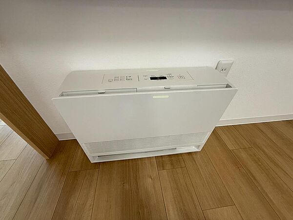 暖房機設置済み！