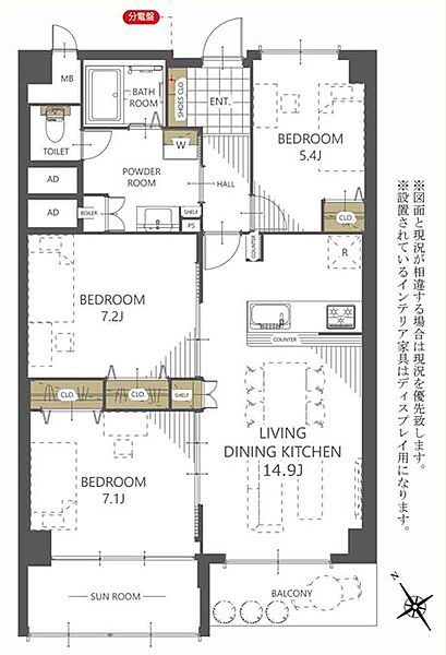 間取り：301000110637