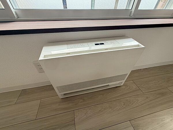 暖房機設置済み！