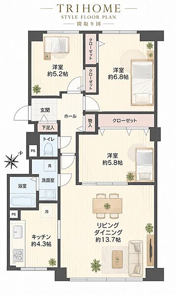 間取り：301000116397