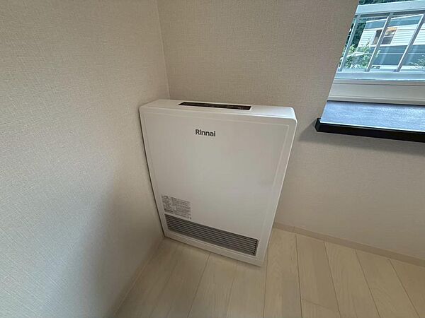 暖房機設置済み！