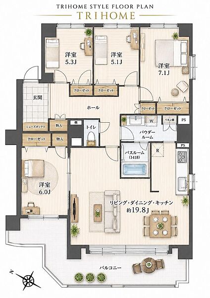 間取り：301000108198
