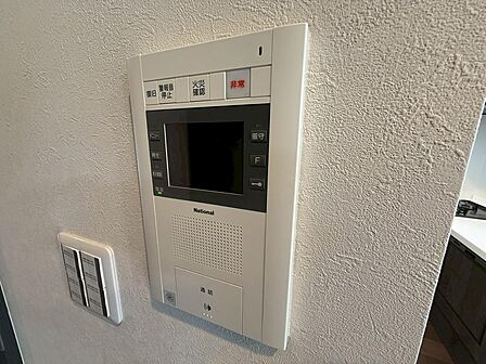 オートロック付きモニターインターホン！