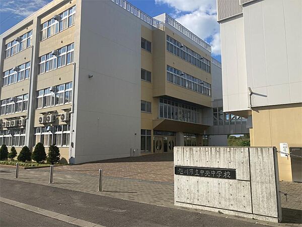 旭川市立中央中学校（1577m）