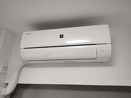全室にエアコン設置（入居前の画像になります）
