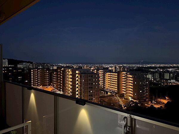 バルコニーからの夜景♪