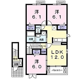 ジェルメコリーヌ3 3LDKの間取図画像