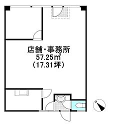 鹿島マンションの間取図画像