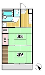 通商第3ビル 2Kの間取図画像