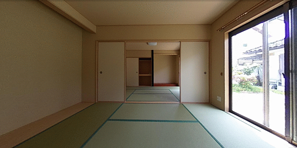 1F和室。（別角度からの撮影）