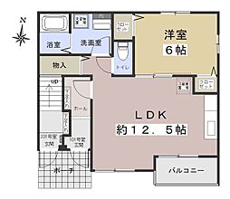 イリーデ 1LDKの間取図画像