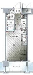 アイセレブ箱崎浪漫邸 ワンルームの間取図画像