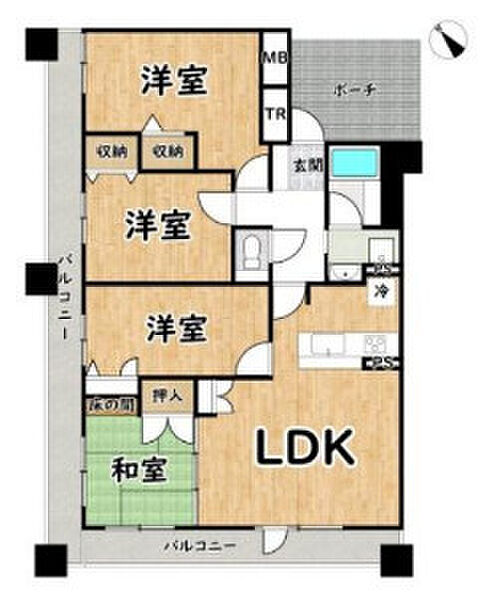間取りを拡大表示