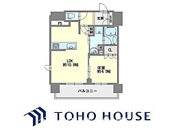 オープンレジデンシアTHEMIDFORT 1LDKの間取図画像