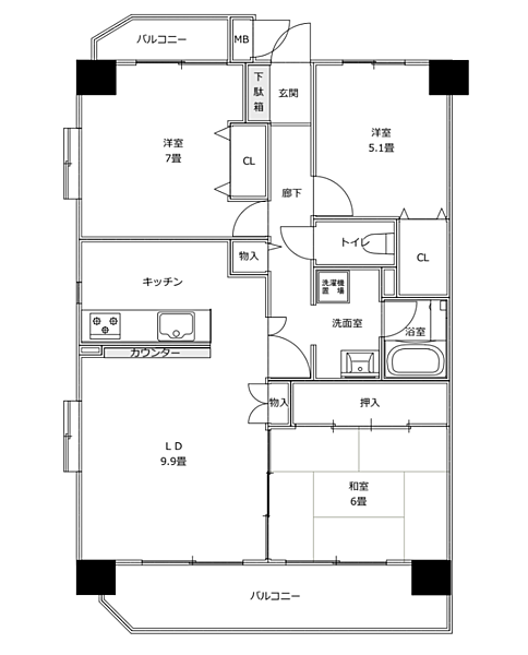 間取り：323000529500