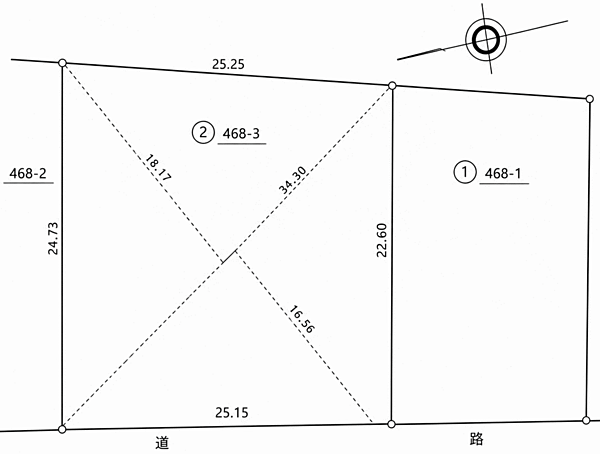 敷地面積179坪・農地法5条許可要（第2種）