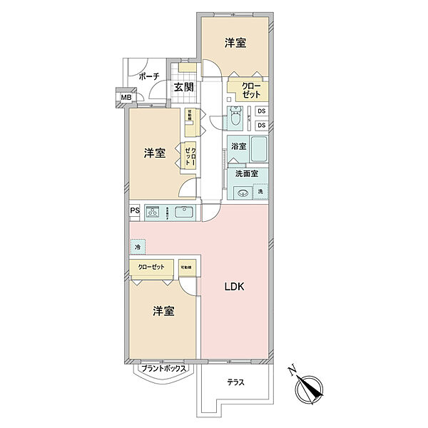間取りを拡大表示