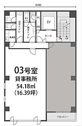 プレミアム新町ビルの間取図画像