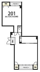 プランドールフクシマの間取図画像