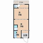 杉本住宅 1階 築55年7ヶ月の賃貸物件