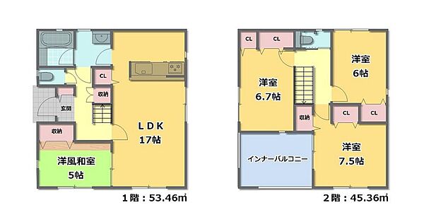 間取りを拡大表示
