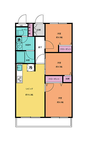 間取りを拡大表示
