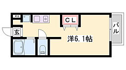 OTM 1Kの間取図画像