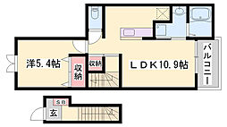 アマルフィ36 1LDKの間取図画像