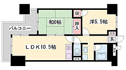 ロイヤル.コーポ姫路 2LDKの間取図画像