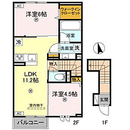 アンクレール 2階/-