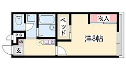 レオパレスリバーサイド光 2階/-