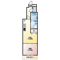 Avanpi 1LDKの間取図画像