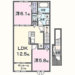 シャルム朝来 2階/-