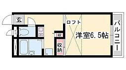 レオパレスルニII 1階/-