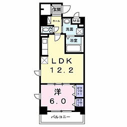 KUNIO 1LDKの間取図画像