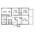 ハッピーコートミタチ4階5.8万円