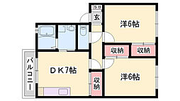 蒲田ソルステージ 2DKの間取図画像