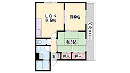 ロイヤル三宝 2LDKの間取図画像