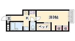 レオパレスエメラルド 1階/-