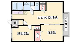 カーサ英賀保 2階/-