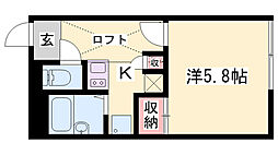 レオパレス楽来 2階/-