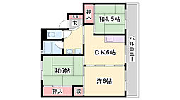 ビレッジハウスこかべ 4階/-