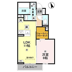 コーワロジデンス 1LDKの間取図画像